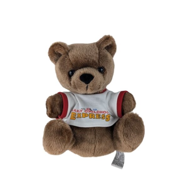 McGraw-Hill Teddy Bear Hand Puppet Early DLM Childhood Express Shirt Lot Vintage - Picture 2 of 9